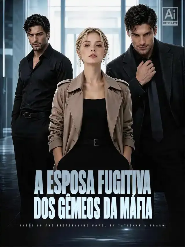 Capa de A Esposa Fugitiva dos Gêmeos da Máfia