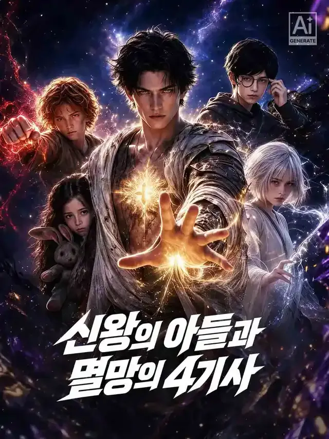 신왕의 아들과 멸망의 4기사 표지