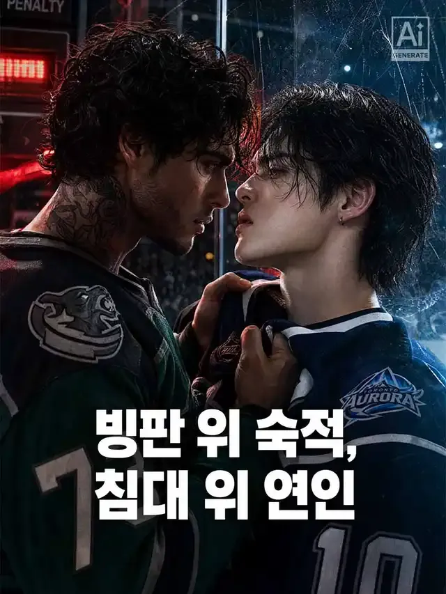 빙판 위 숙적, 침대 위 연인 표지