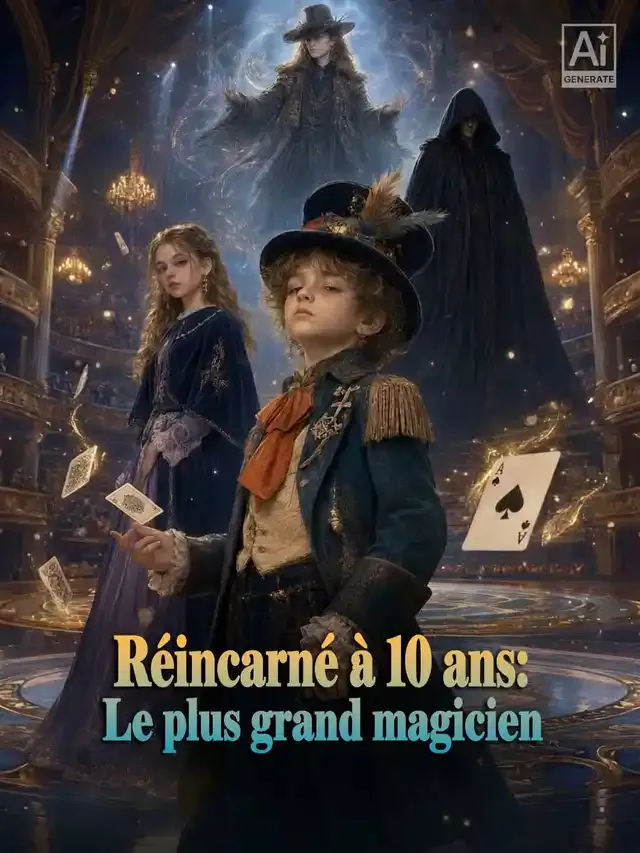 Couverture de Réincarné à 10 ans : Le plus grand magicien