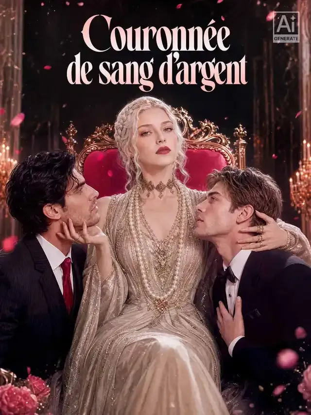 Couverture de Couronnée de sang d'argent