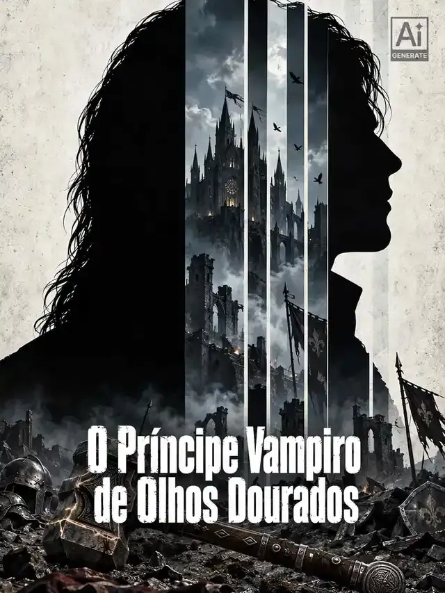 Capa de O Príncipe Vampiro de Olhos Dourados