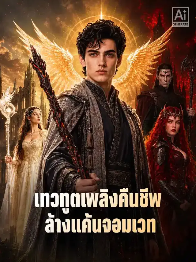 หน้าปกเทวทูตเพลิงคืนชีพ ล้างแค้นจอมเวท