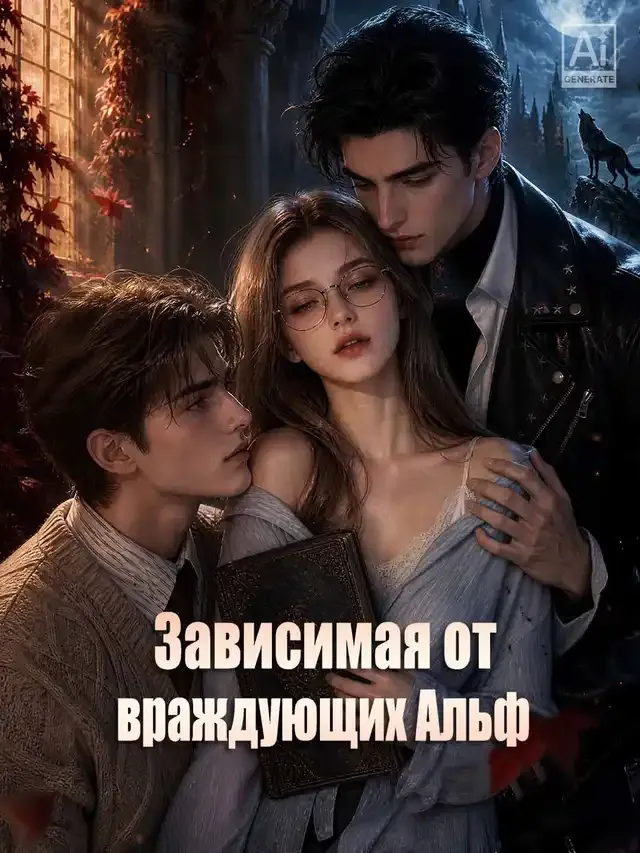 Обложка «Зависимая от враждующих Альф»