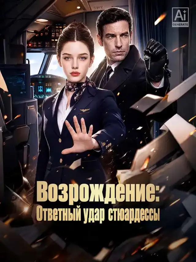 Обложка «Возрождение: Ответный удар стюардессы»