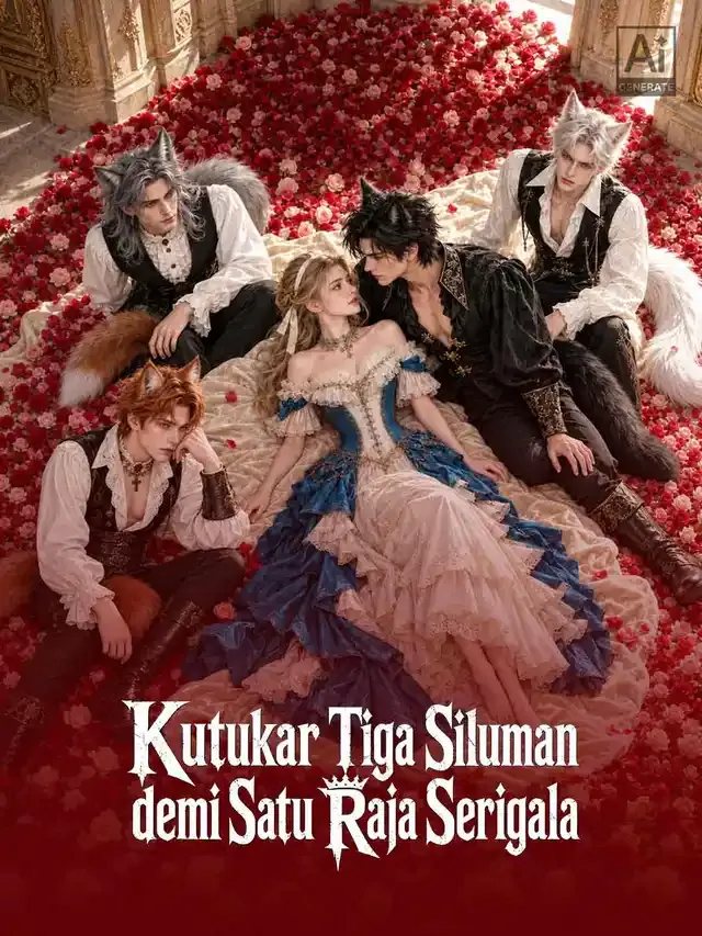 Sampul Kutukar Tiga Siluman demi Satu Raja Serigala