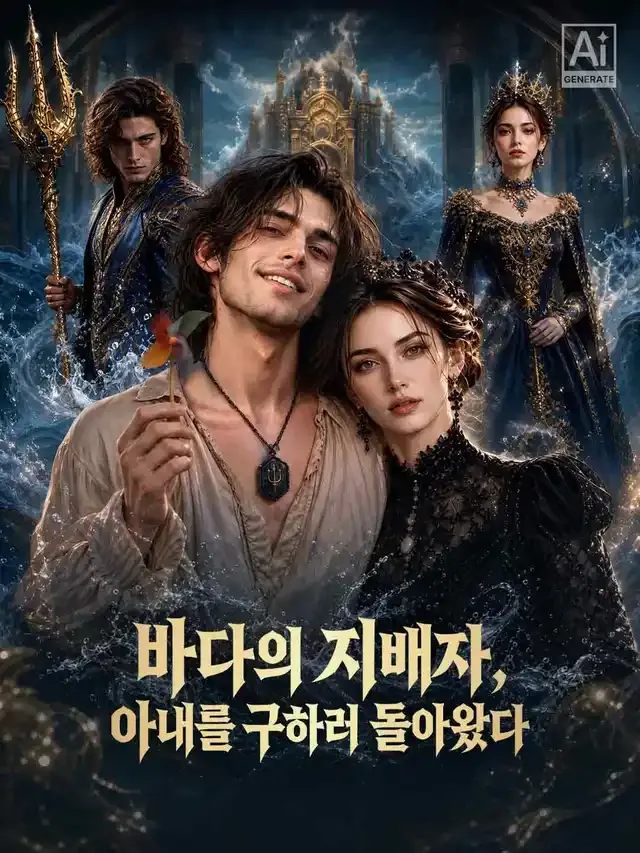 바다의 지배자, 아내를 구하러 돌아왔다 표지