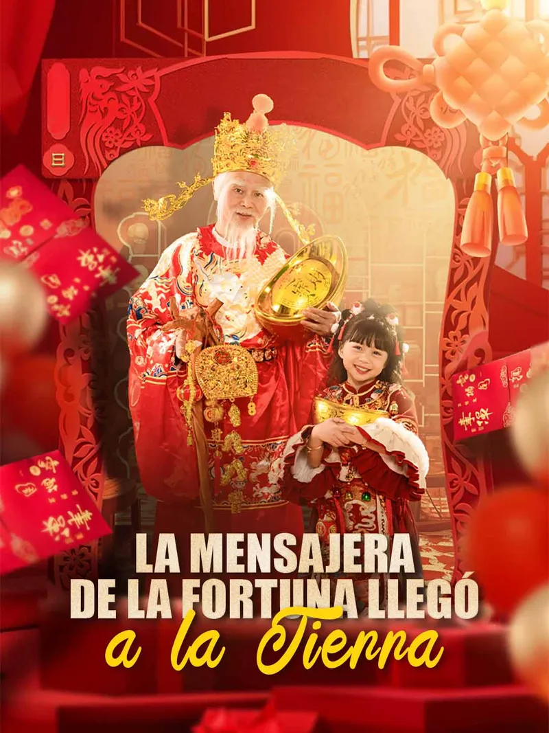 Portada de La mensajera de la fortuna llegó a la Tierra