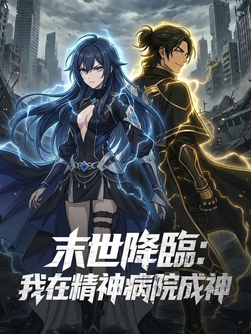 《末世降臨：我在精神病院成神》封面