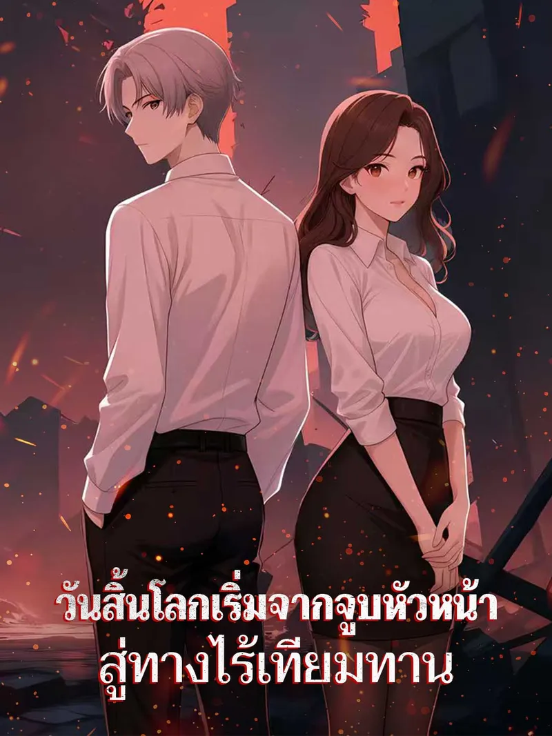 หน้าปกวันสิ้นโลกเริ่มจากจูบหัวหน้า สู่ทางไร้เทียมทาน