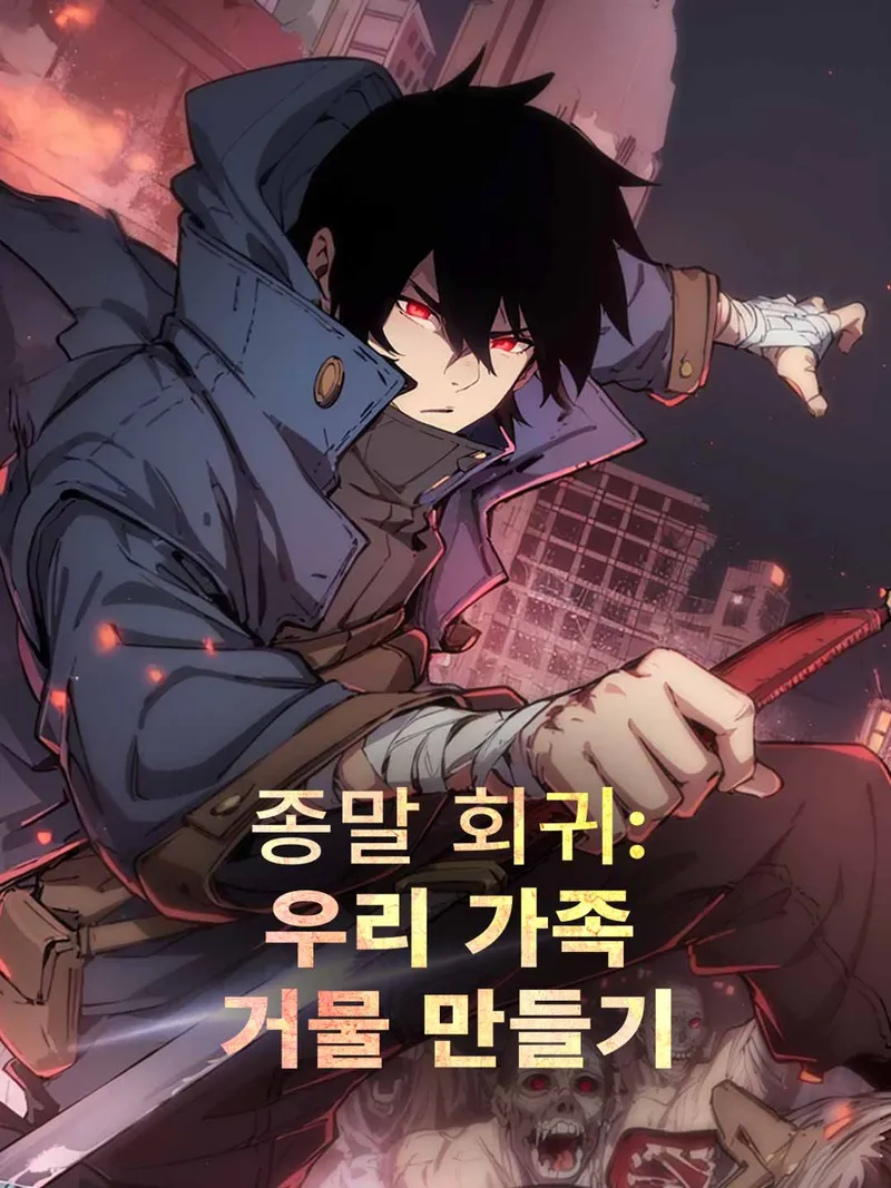 종말 회귀: 우리 가족 거물 만들기 표지