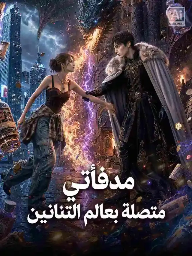غلاف مدفأتي متصلة بعالم التنانين