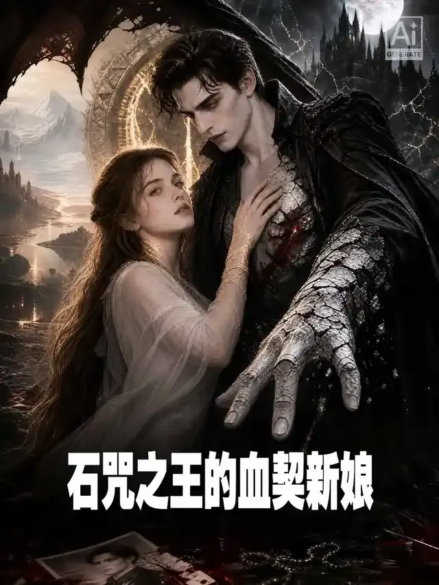 《石咒之王的血契新娘》封面