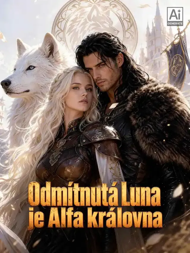 Obálka Odmítnutá Luna je Alfa královna