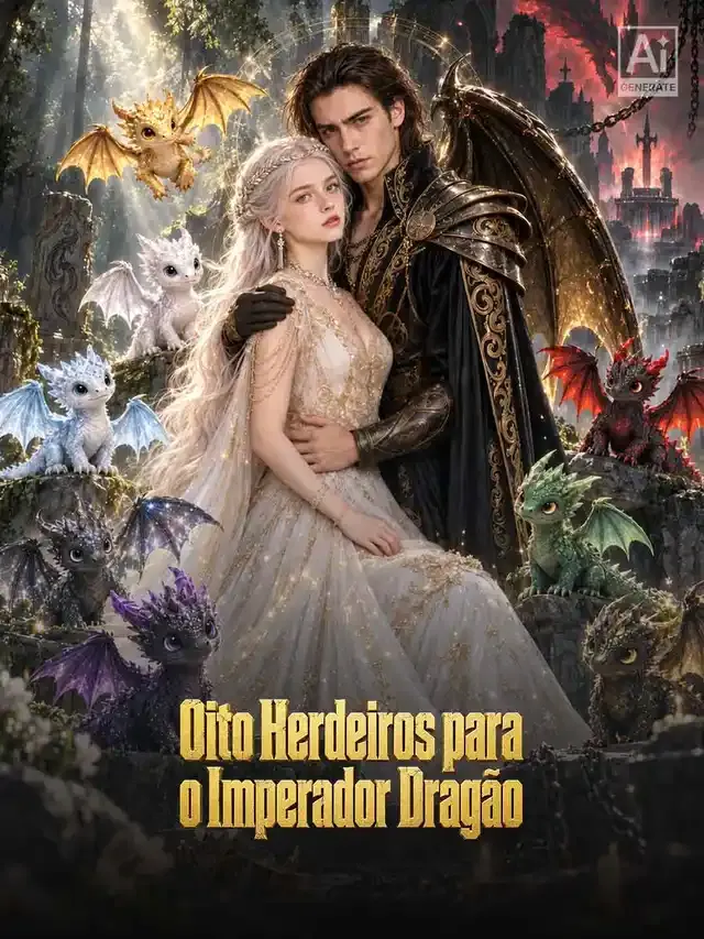 Capa de Oito Herdeiros para o Imperador Dragão