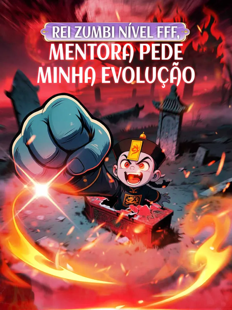 Capa de Rei zumbi nível FFF, mentora pede minha evolução