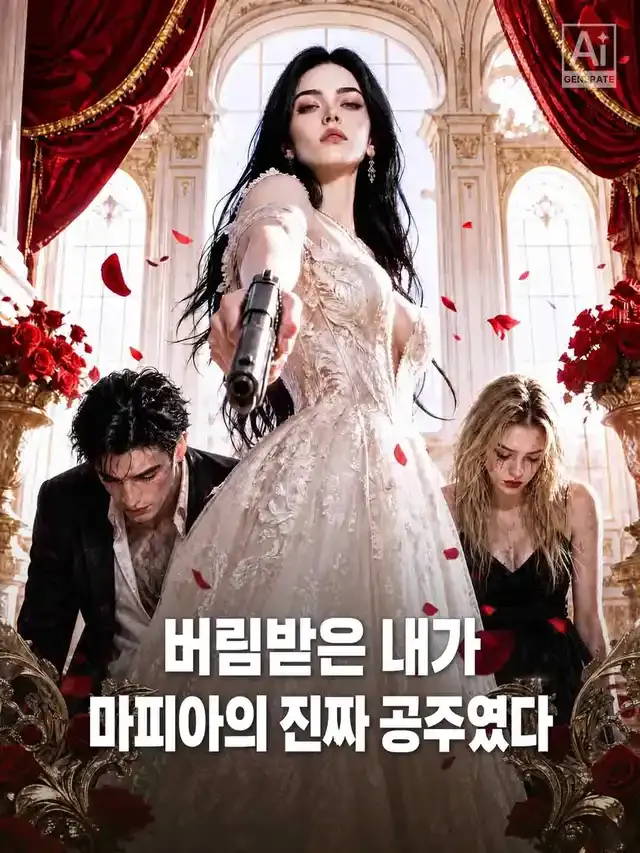 버림받은 내가 마피아의 진짜 공주였다 표지