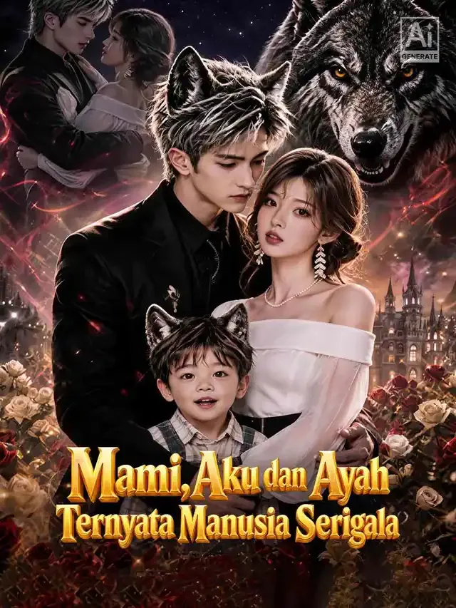 Sampul Mami, Aku dan Ayah Ternyata Manusia Serigala