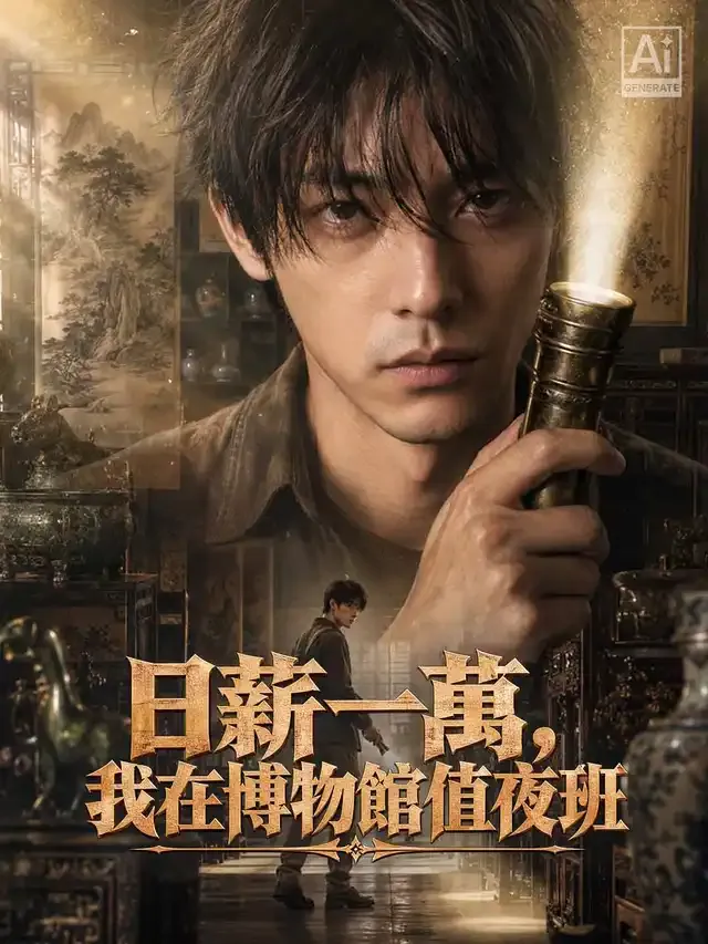 《日薪一萬，我在博物館值夜班》封面