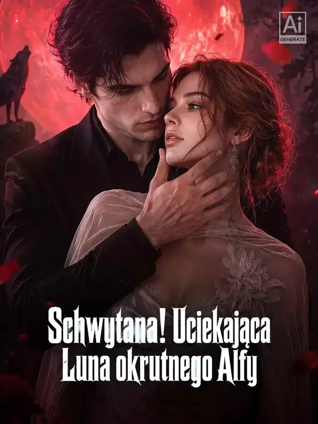 Okładka Schwytana! Uciekająca Luna okrutnego Alfy