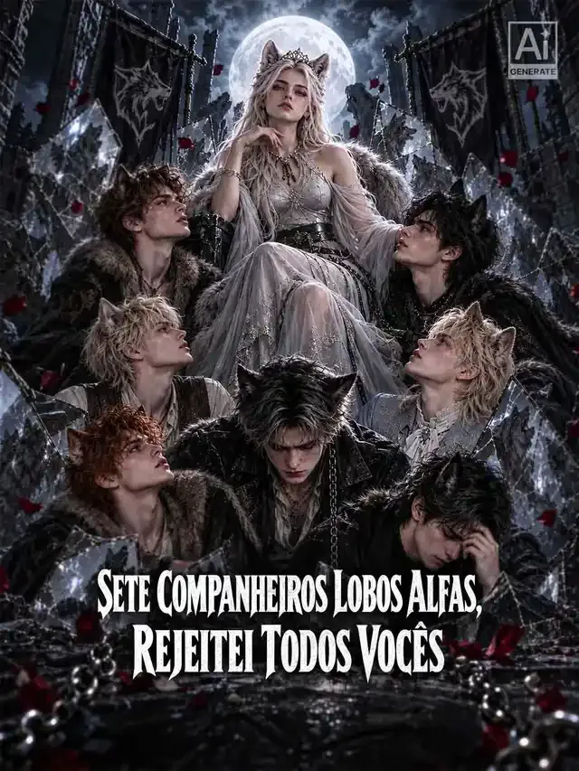 Capa de Sete Companheiros Lobos Alfas, Rejeitei Todos Vocês