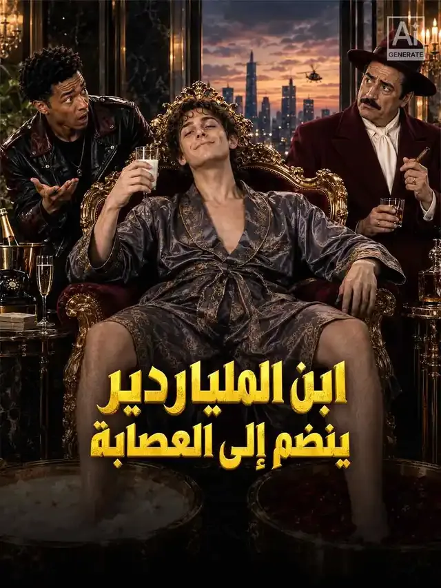 غلاف ابن الملياردير ينضم إلى العصابة