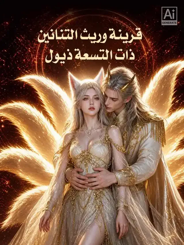 غلاف قرينة وريث التنانين ذات التسعة ذيول