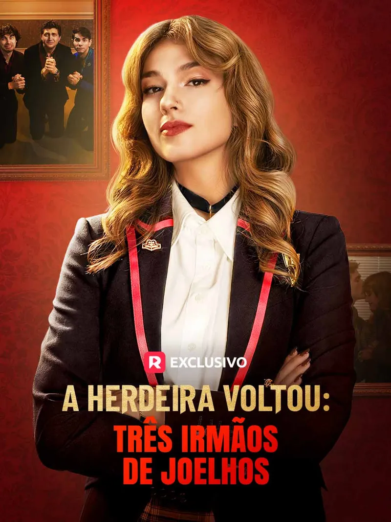 Capa de A herdeira voltou: Três irmãos de joelhos
