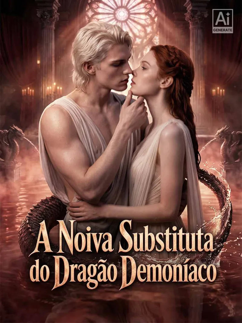 Capa de A Noiva Substituta do Dragão Demoníaco