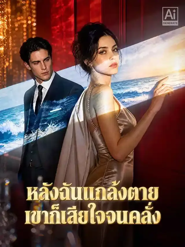 หน้าปกหลังฉันแกล้งตาย เขาก็เสียใจจนคลั่ง