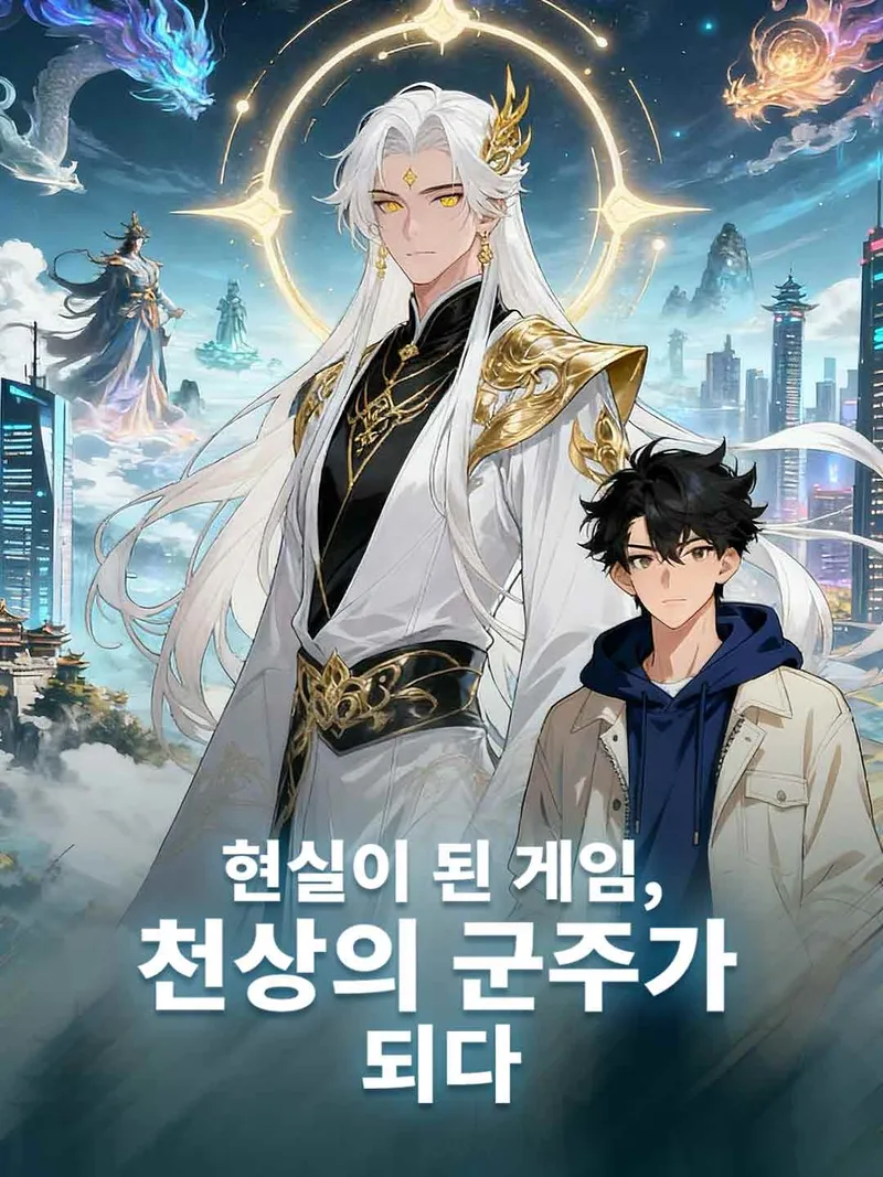 현실이 된 게임, 천상의 군주가 되다 표지