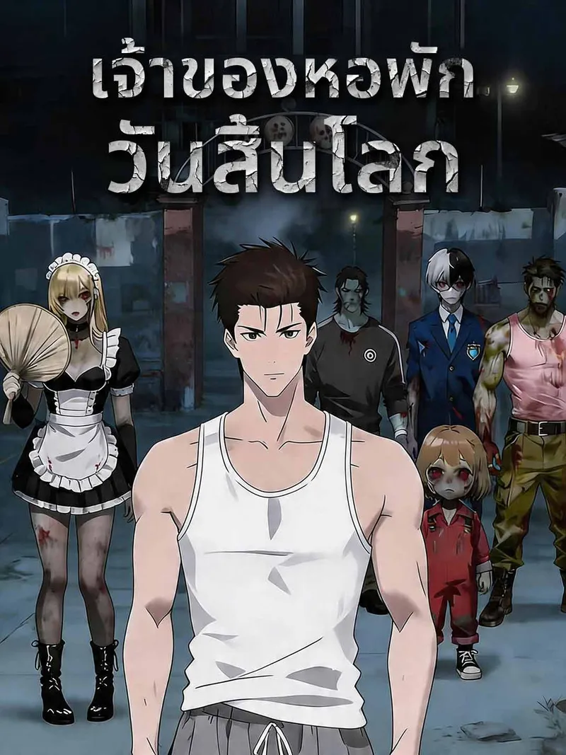 หน้าปกเจ้าของหอพักวันสิ้นโลก