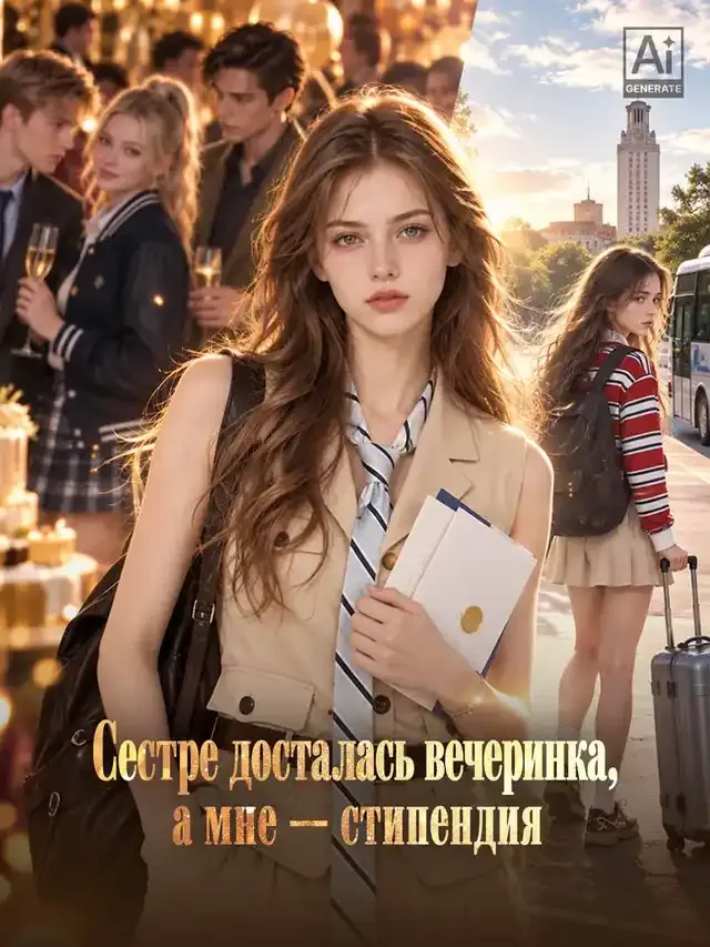 Обложка «Сестре досталась вечеринка, а мне — стипендия»