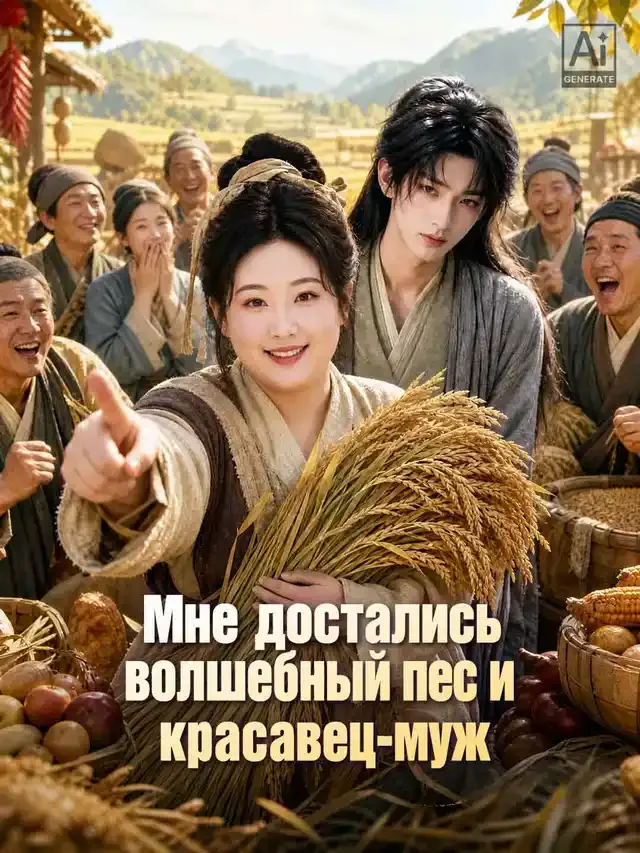 Обложка «Мне достались волшебный пес и красавец-муж»