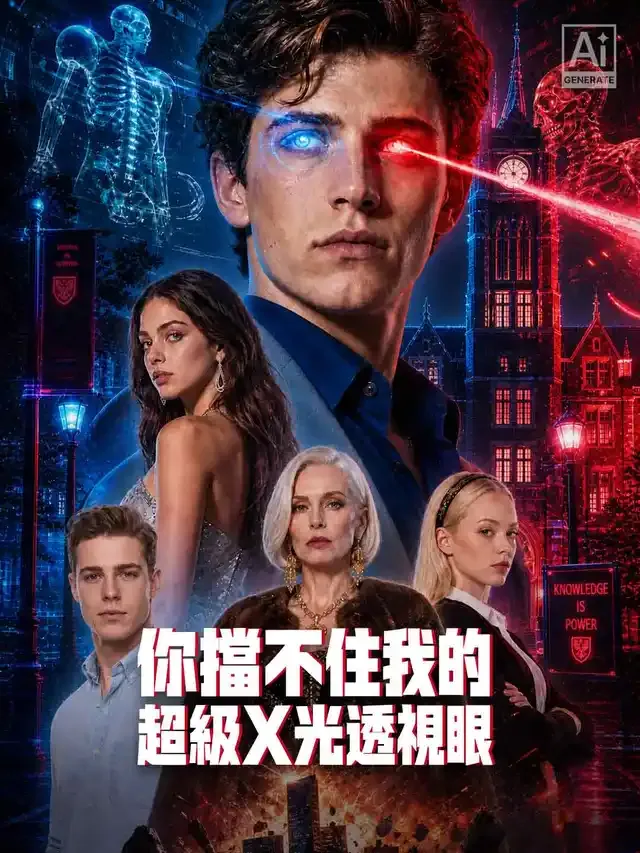 《你擋不住我的超級X光透視眼》封面