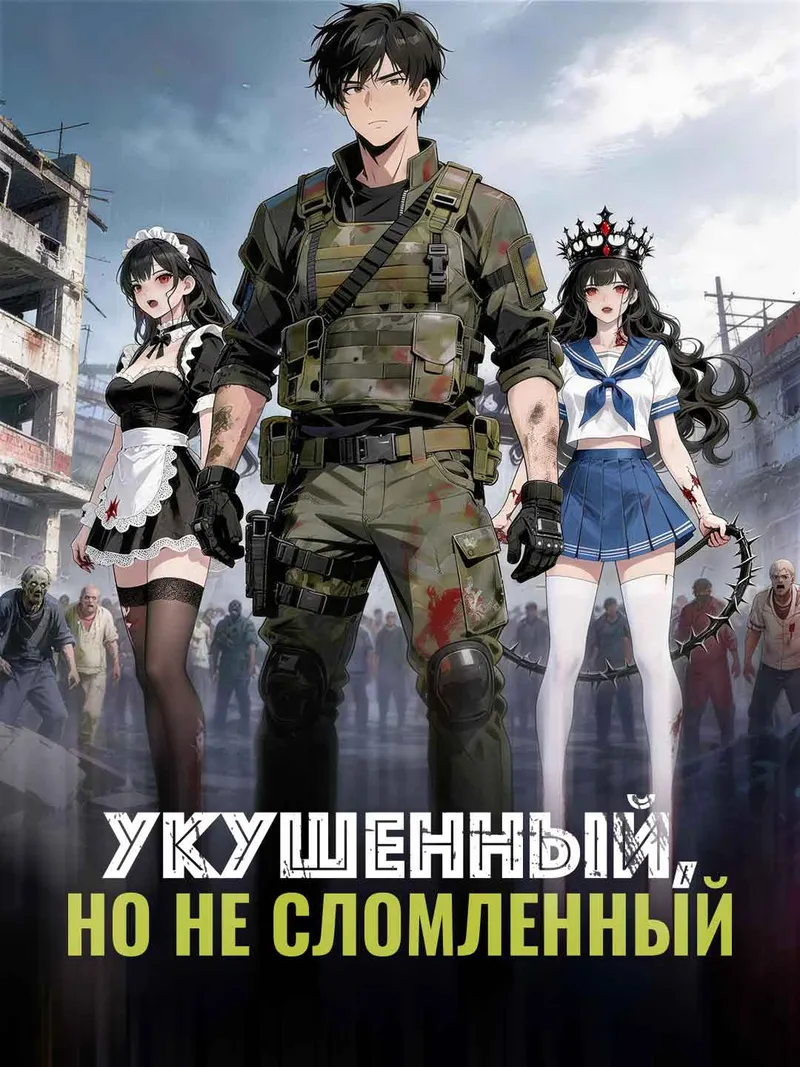 Обложка «Укушенный, но не сломленный»