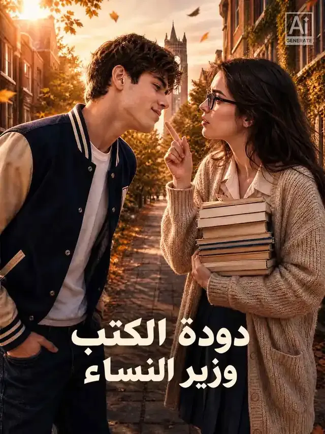 غلاف دودة الكتب وزير النساء
