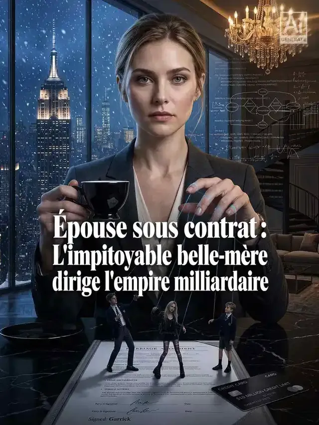 Couverture de Épouse sous contrat : L'impitoyable belle-mère dirige l'empire milliardaire