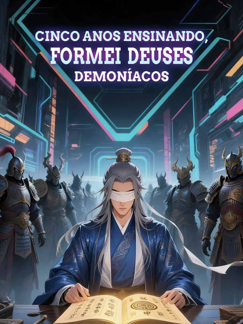 Capa de Cinco anos ensinando, formei deuses demoníacos