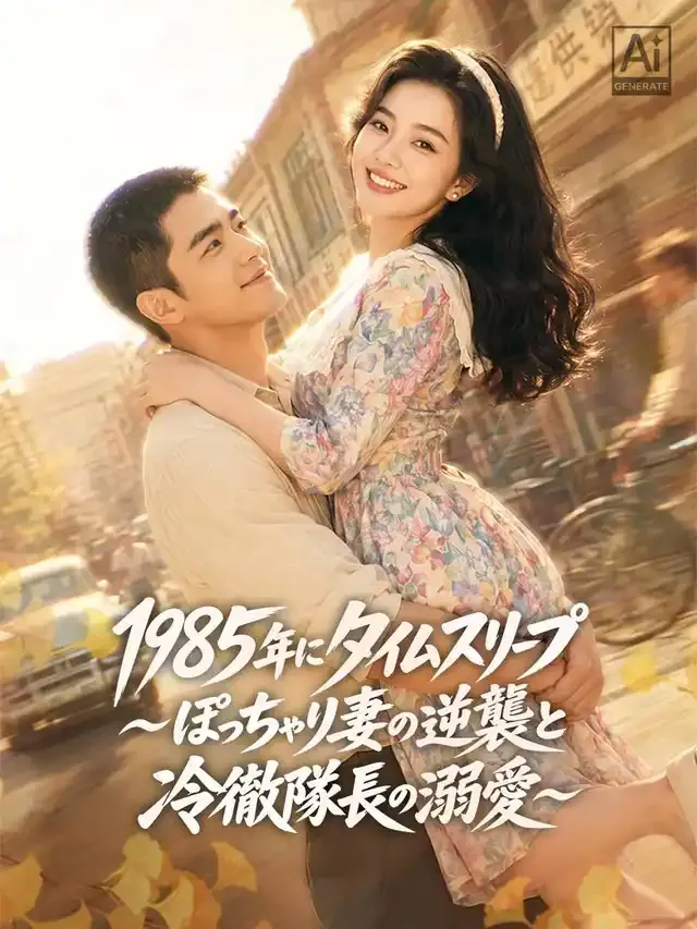 「1985年にタイムスリープ～ぽっちゃり妻の逆襲と冷徹隊長の溺愛～」のカバー画像