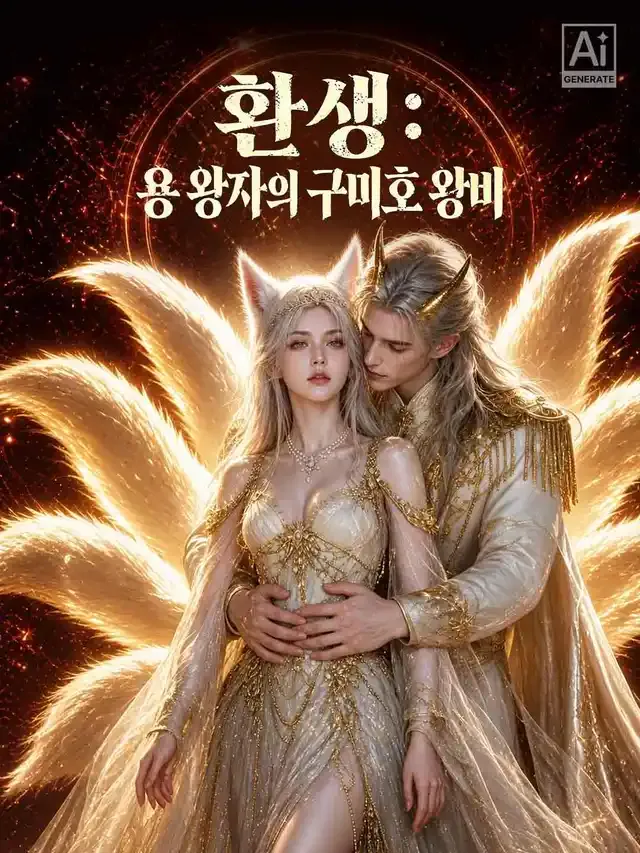 환생 : 용 왕자의 구미호 왕비 표지
