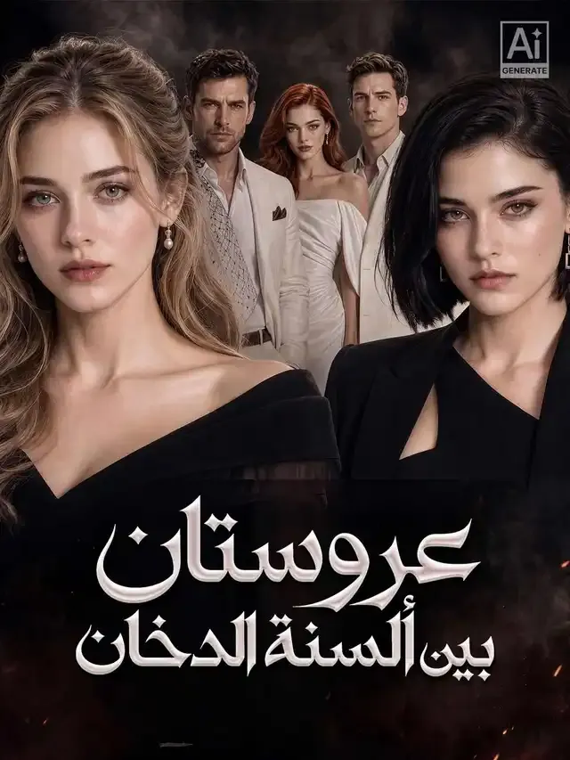 غلاف عروستان بين ألسنة الدخان