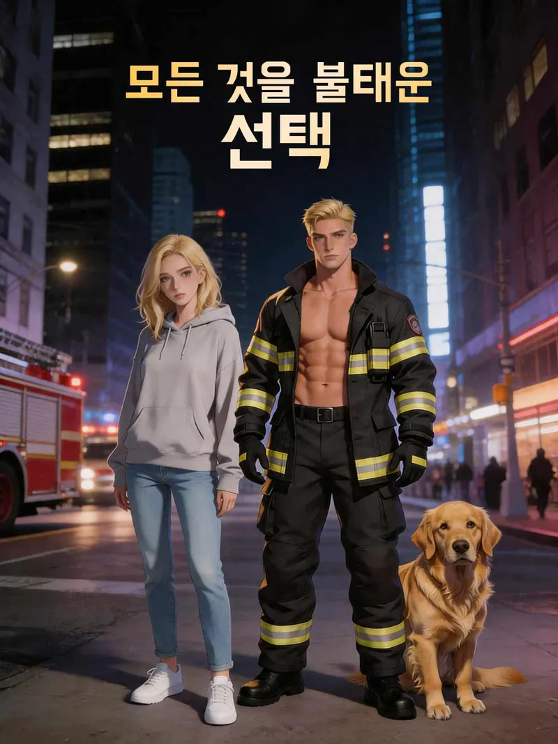 모든 것을 불태운 선택 표지