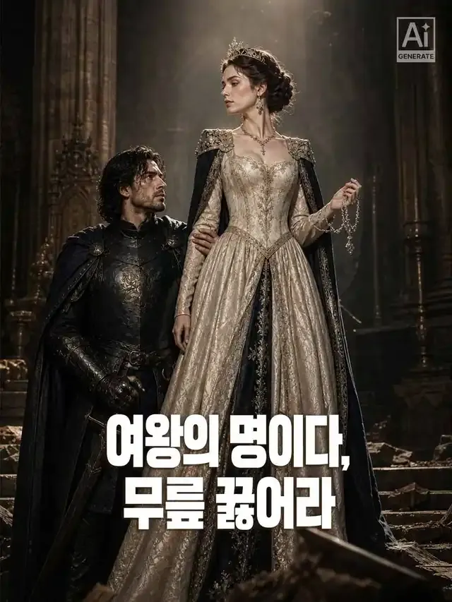 여왕의 명이다, 무릎 꿇어라 표지