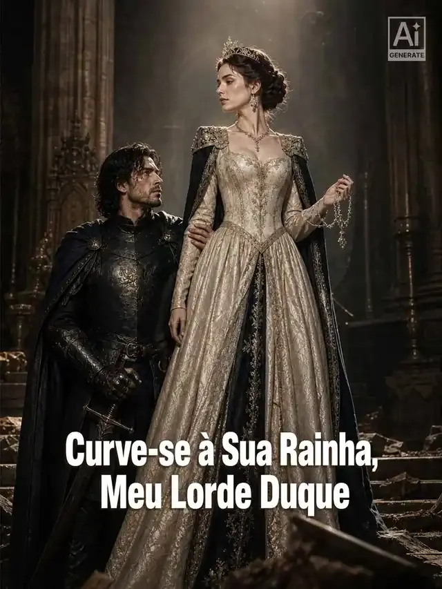 Capa de Curve-se à Sua Rainha, Meu Lorde Duque