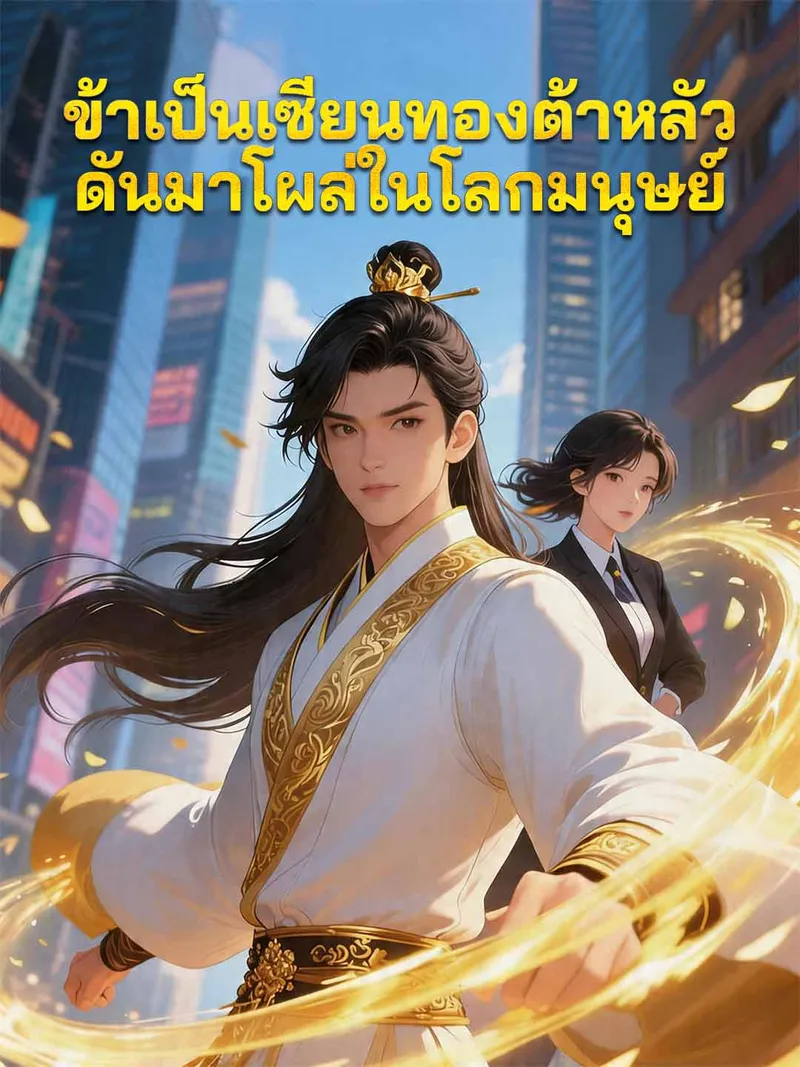 หน้าปกข้าเป็นเซียนทองต้าหลัว ดันมาโผล่ในโลกมนุษย์