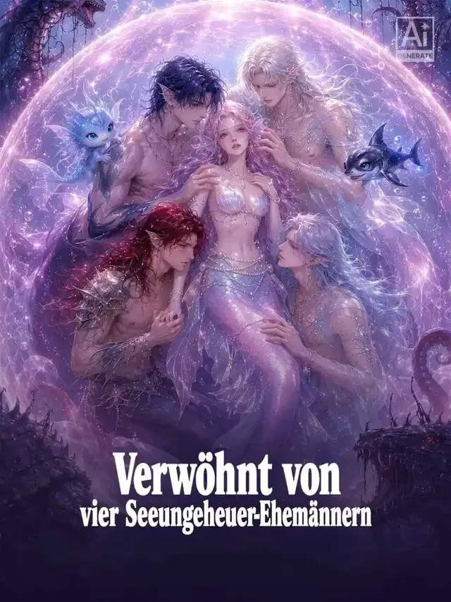 Cover von Verwöhnt von vier Seeungeheuer-Ehemännern