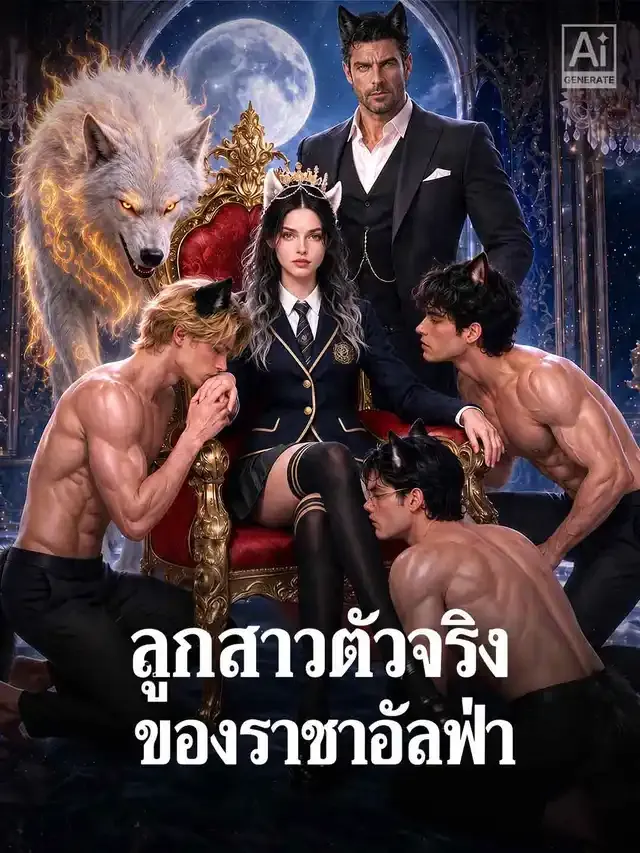 หน้าปกลูกสาวตัวจริงของราชาอัลฟ่า