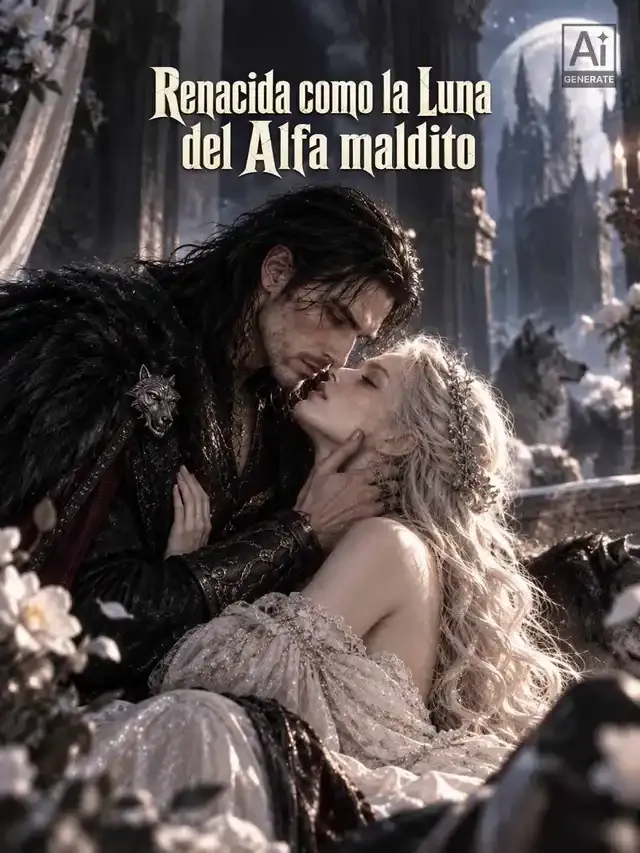 Portada de Renacida como la Luna del Alfa maldito