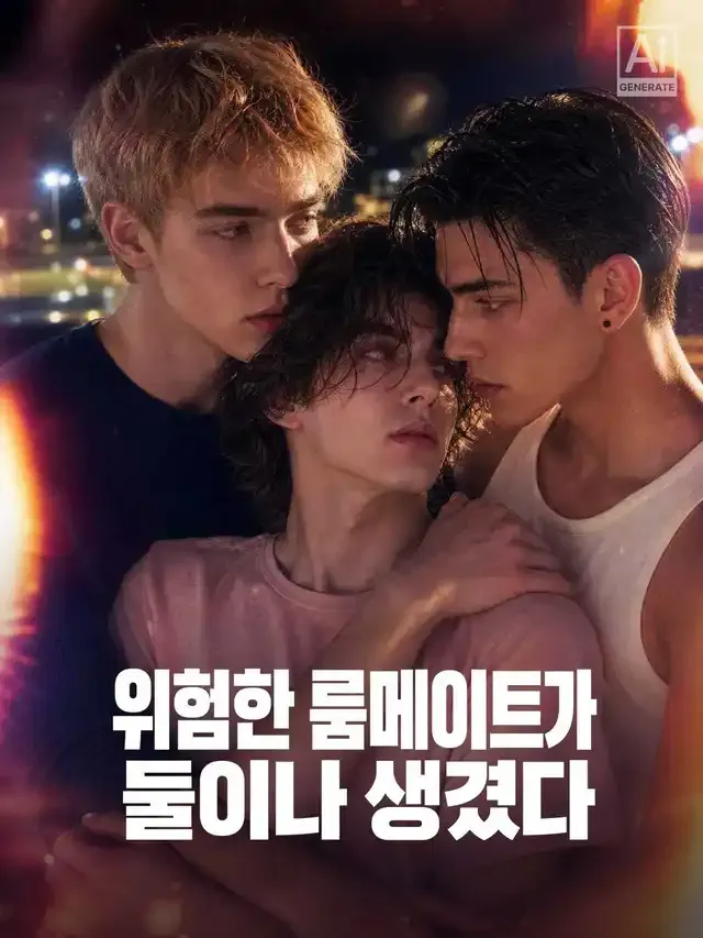 위험한 룸메이트가 둘이나 생겼다 표지
